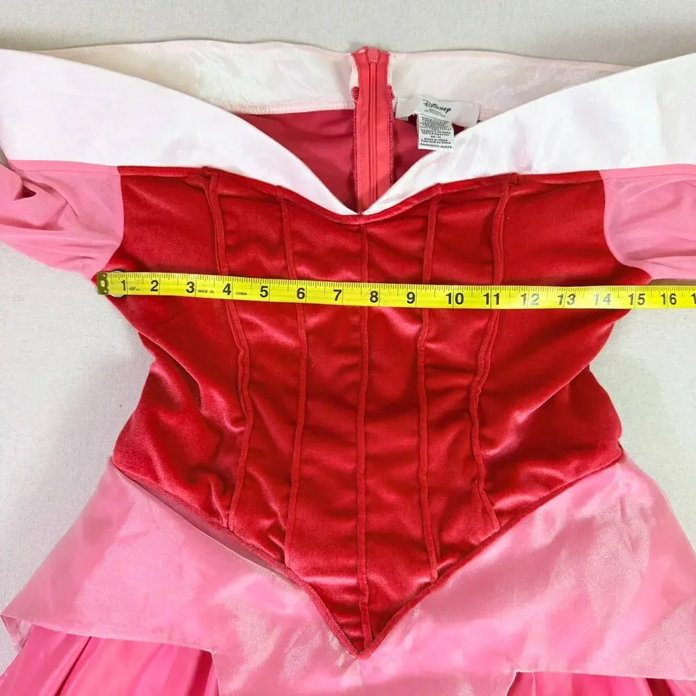 Disney Sleeping Beauty Princess Aurora Dress Adult Costume Medium Pink Cosplay - Picture 8 of 13